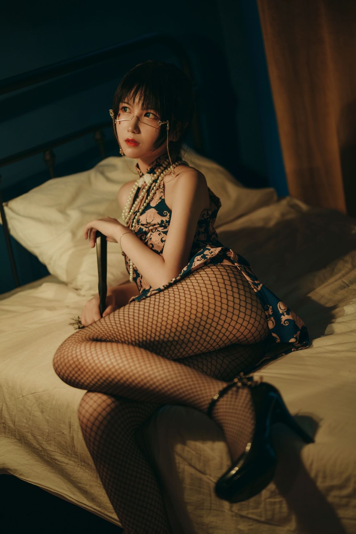 图片[1]-逐月 – NO.016 Su  短旗袍 [37P]-XikXak